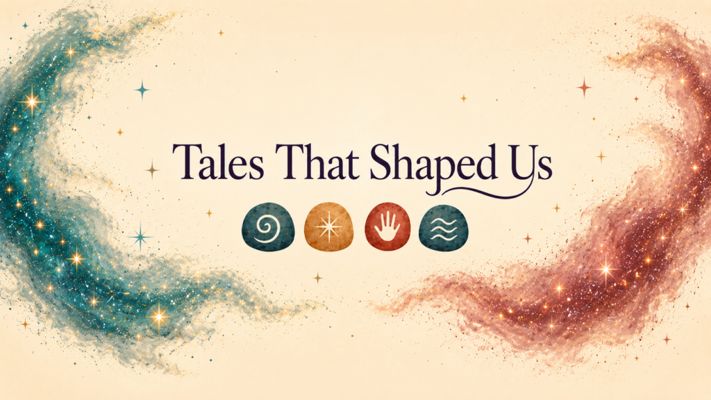 Tales That Shaped Us brand mark.